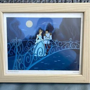 Disney Cinderella print framed. Just before midnight. Great for Disney fan